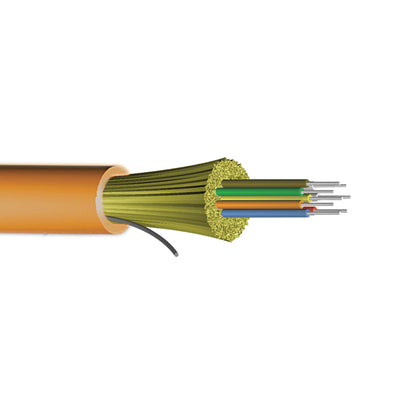 CableChum® offers Corning InfiniCor OM1 62.5 Micron 6-Fiber Multi-Mode I/O AFL OFNR - Orange