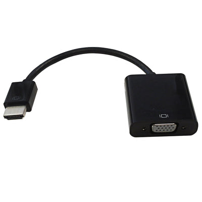 CableChum® offers a HDMI Male to VGA Female + 3.5mm Female Adapter - Black - PC/Laptop to VGA Display