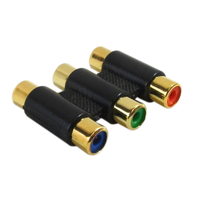 CableChum® offers 3 x RCA Female to 3 x RCA Female Component Couplers