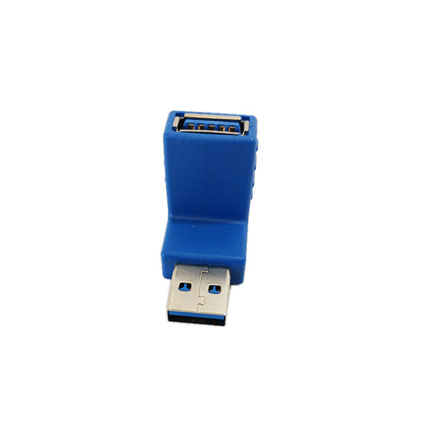 CableChum® offers the USB 3.0 A Male to A Female 270 degree Adapter - Blue