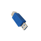 CableChum® offers the USB 3.0 A Male to B Female Adapter - Blue