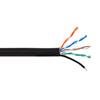 CableChum® offers CAT6 - 4 Pair DIRECT BURIAL with Messenger 550MHz UTP Solid UV Bulk Cable