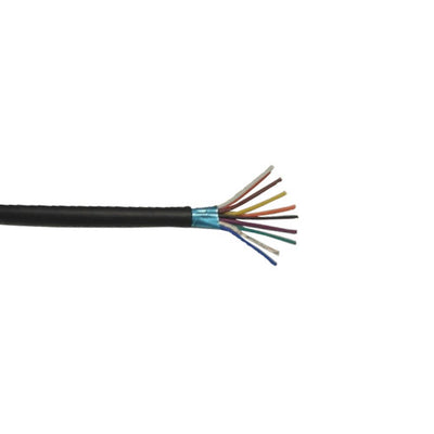 CPH-BK-DT09C24-BK CableChum® offers 24AWG 9C Stranded with Foil Shield Data Cable FT4