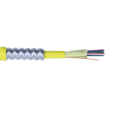 CableChum® offers Corning 28-Ultra 9 Micron 12-Fiber Single-Mode Plenum Armored OFNP - Yellow