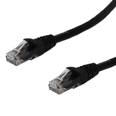 RJ45 Cat6 550MHz Molded Patch Cable - BLACK