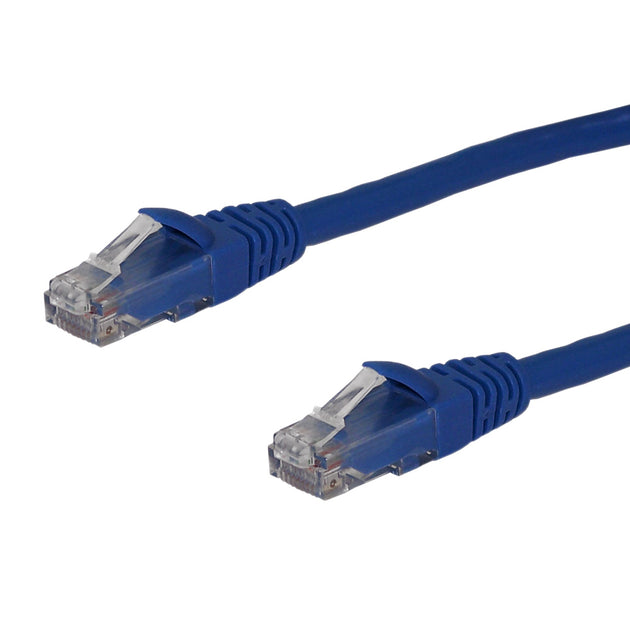 RJ45 Cat6 550MHz Molded Patch Cable - BLUE