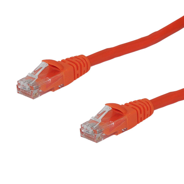 RJ45 Cat6 550MHz Molded Patch Cable - ORANGE