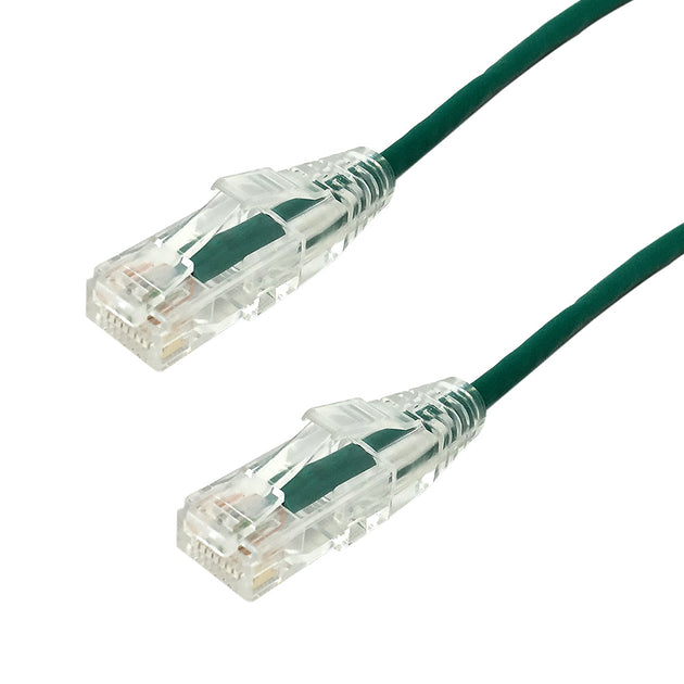 Cat6 UTP Ultra-Thin Stranded Patch Cable - GREEN
