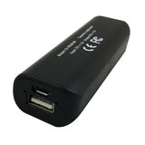 CableChum® offers This universal USB power bank consists of one USB A female output port and a USB Micro B female input port and has a 2000mAh capacity.
