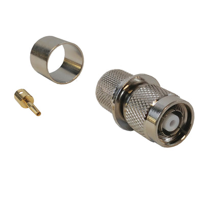 CableChum® offers the TNC Reverse Polarity Male Crimp Connector for LMR-600 50 Ohm