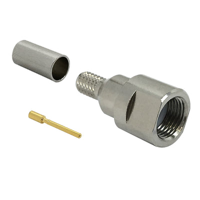 CableChum® offers FME Male Crimp Connector for RG58 - 50 Ohm