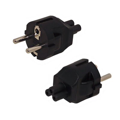 CableChum® offers the SCHUKO CEE 7-7 (Euro) Male to C5 Power Adapter