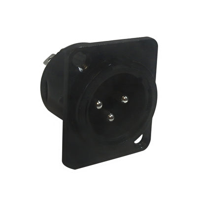 CableChum® offers the XLR Male to Solder D-Cut - Black