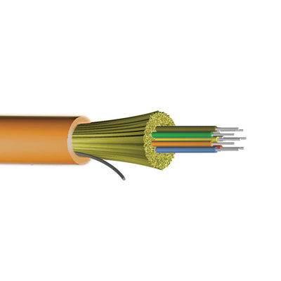 CableChum® offers Corning InfiniCor OM1 62.5 Micron 6-Fiber Multi-Mode Plenum I/O AFL OFNP - Orange