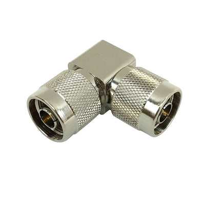 CableChum® offers the N-Type Male to N-Type Male Adapter - Right Angle