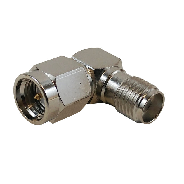 CableChum® offers the SMA Male to SMA Female Adapter - Right Angle