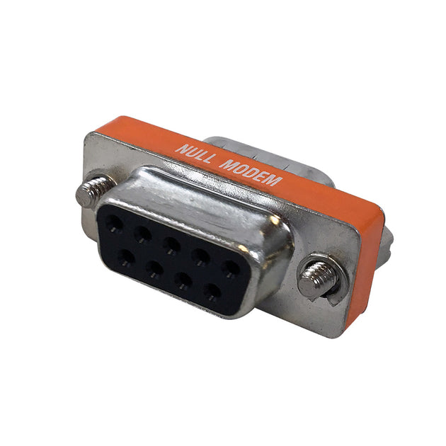 CableChum® offers the DB9 Null Modem Slimline Gender Changer Female to Female