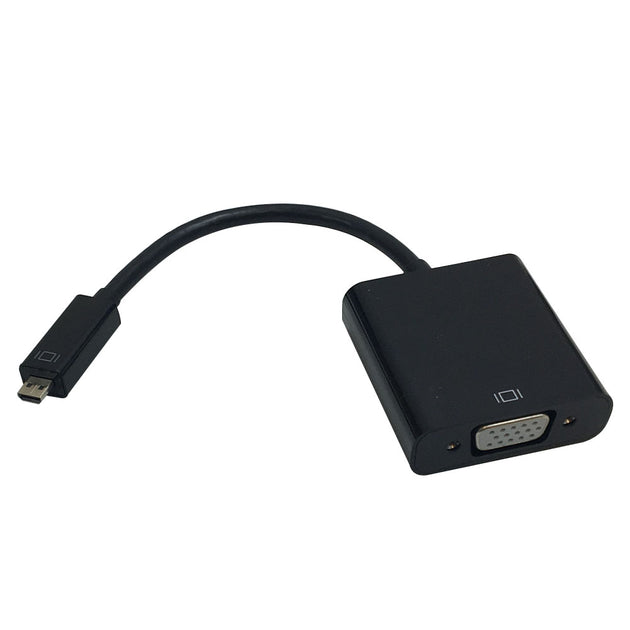 CableChum® offers the Micro-HDMI Male to VGA Female + 3.5mm Female Adapter 