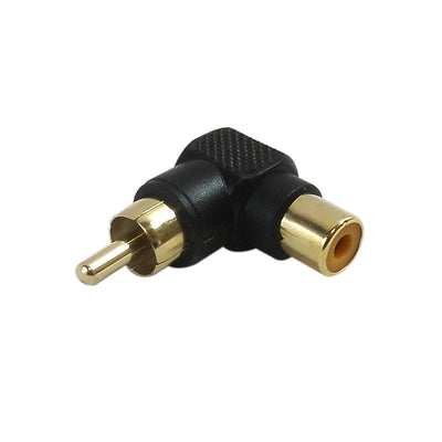 CableChum® offers the RCA Female to RCA Male 90 Degree Adapter