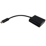 CableChum® offers the USB 3.1 Type C to DVI (6.75Gbps all channels) Adapter - Black