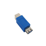 CableChum® offers the USB 3.0 A Female to B Female Adapter - Blue