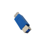 CableChum® offers the USB 3.0 A Female to B Female Adapter - Blue