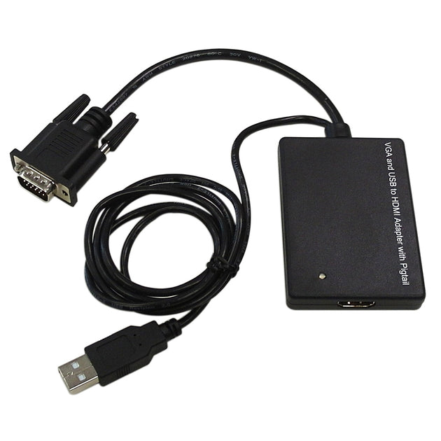 CableChum® offers the VGA Male to HDMI Female Adapter