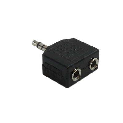 CableChum® offers the 3.5mm Stereo Male to 2 x 3.5mm Stereo Female Adapter