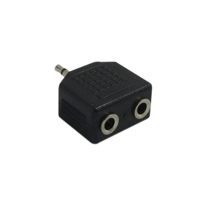 CableChum® offers the 2.5mm Stereo Male to 2 x 3.5mm Stereo Female Adapter