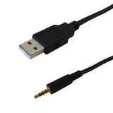 CableChum® offers USB A Male to 4C 3.5mm Male iPod Shuffle Cable - Black