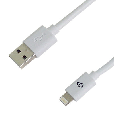 Apple iPhone 8-pin Lightning to USB Charge/Sync MFi Cable - White