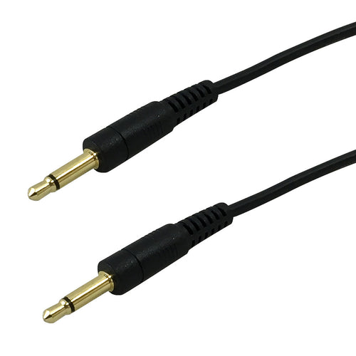 3.5mm MONO male to 3.5mm MONO male 28AWG FT4 - Black