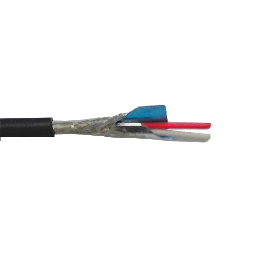 CableChum® offers 24AWG 2C Audio Bulk Cable stranded 90% braid + 100% foil CMP FT4
