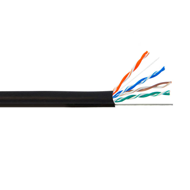 CableChum® offers CAT5E - 4 Pair DIRECT BURIAL with Messenger 350MHz UTP Solid UV Bulk Cable