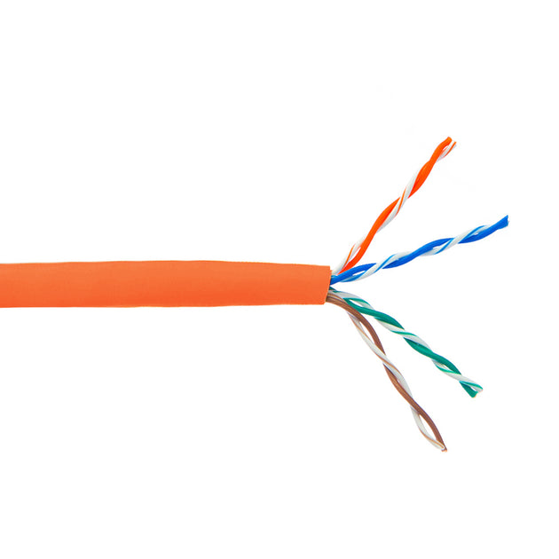 CableChum® offers CAT5E - 4 Pair 350MHz Stranded UTP FT4-CMR Bulk Cable - orange