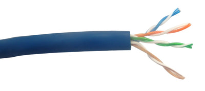 CableChum® offers CAT6A - 4 Pair Stranded UTP FT4-CMR Bulk Cable - blue
