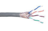 CableChum® offers CAT6A - 4 Pair Stranded (SSTP) FT4-CMR Bulk Cable - grey