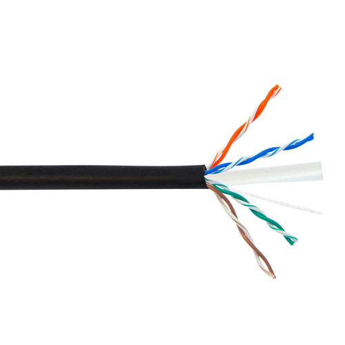 CableChum® offers CAT6 - 4 Pair 550MHz UTP Solid UV - Direct Burial Bulk Cable 