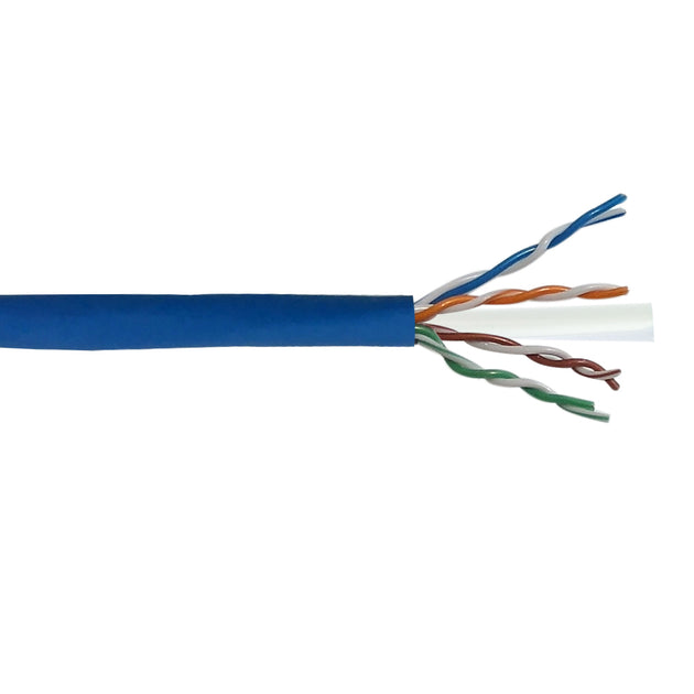 CableChum® offers CAT6 - 4 Pair 550MHz Solid UTP FT6/CMP Bulk Cable - blue 