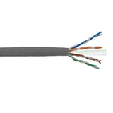 CableChum® offers CAT6 - 4 Pair 550MHz Solid UTP FT6/CMP Bulk Cable - grey