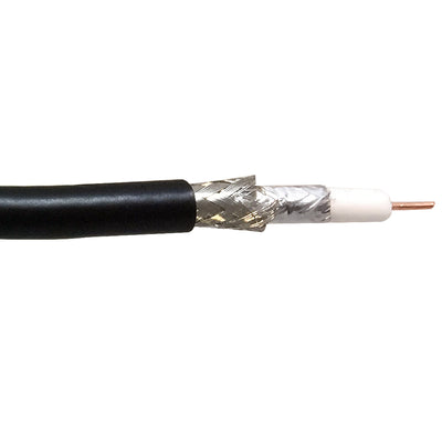 RG6 18AWG BC Bulk Cable HD-SDI 95% Braid + Foil