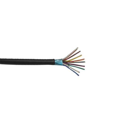 CPH-BK-DT09C24-BK  CableChum® offers 24AWG 9C Stranded with Foil Shield Data Cable FT4