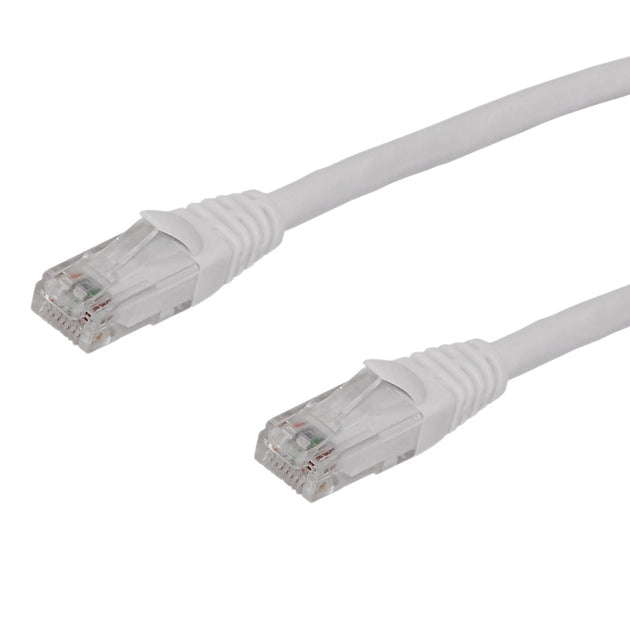 RJ45 Cat6 550MHz Molded Patch Cable - WHITE