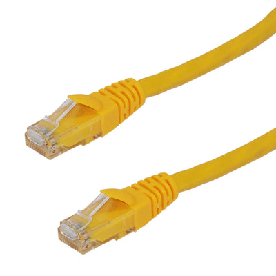 RJ45 Cat6 550MHz Molded Patch Cable - YELLOW