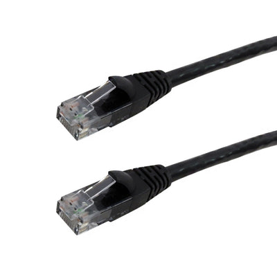 Cat6a UTP 10GB Molded Patch Cable - BLACK