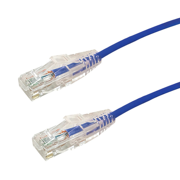 Cat6 UTP Ultra-Thin Stranded Patch Cable - BLUE