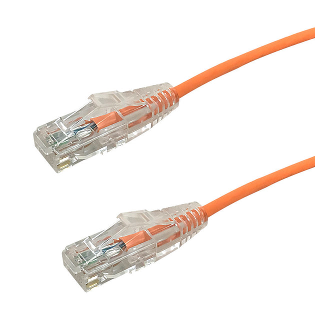 Cat6 UTP Ultra-Thin Stranded Patch Cable - ORANGE