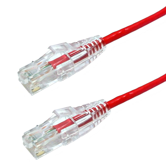 Cat6 UTP Ultra-Thin Stranded Patch Cable - RED