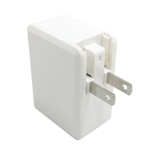 CableChum® offers USB Type C Female To AC (110V) Charger (5V/3A) - White