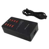 CableChum® offers USB A 8-Port SMART IQ Power Station (5V/8.8A) - Black